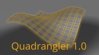 三角面模型转四边面优化插件Quadrangler v1.0 R21-R23 win
