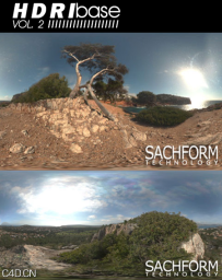 山坡树林HDRI素材 SachForm Technology HDRIbase Vol 2 Spherical Panoramas