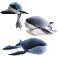 现代儿童鲸鱼布偶抱枕ID_664745