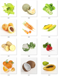K101 水果蔬菜模型素材