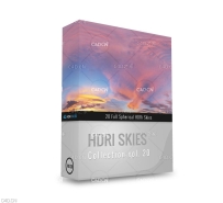 20张高精度天空HDR贴图素材 HDRI Skies – pack 20