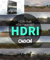 黎明前野外路边风景HDRI环境贴图 HDRI Hub – HDR Pack 007
