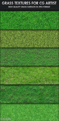 草地贴图材质合集 CG Artist Grass Textures