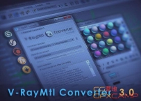 材质转换插件V-RayMtl Converter v3.97 for 3ds Max