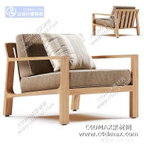 单人沙发沙发椅3dmax模型