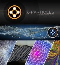 xp粒子插件xp2.1中英双语版 xp粒子2.1 X-Particles 2.1 双语版【双语版+中文版帮助文