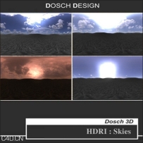 天空HDRI素材合集 DOSCH DESIGN – HDRI : Skies
