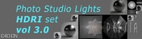 产品灯光HDRI素材 Photo Studio Lights HDRI vol 3.0