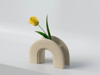 OC工程-艺术花瓶模型 郁金香模型