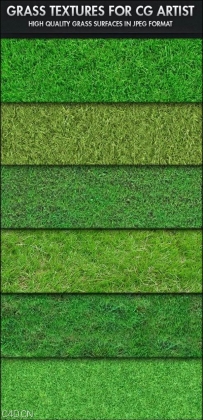 草地/草坪贴图素材 Exterior Design Grass Textures