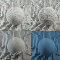 18个Octane逼真布料织物材质预设Octane布料材质球oc布料材质球