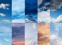 天空云彩高清素材 20 High Res Sky Textures – CG Premium Content Pack