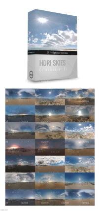 20组高清天空HDRI素材合集 HDRI – Skies pack 21