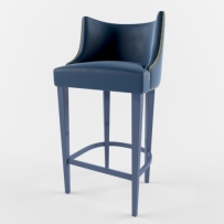 简欧风格吧椅3D模型
