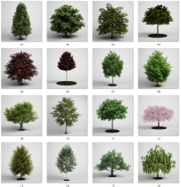 D101-20棵树模型素材Trees-1