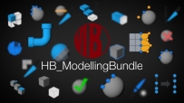 C4D 快速建模工具脚本合集包 HB ModellingBundle 2.2