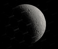 46K分辨率月球贴图素材TIFF格式46k DISPLACEMENT MOON
