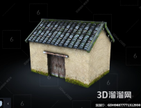 现代 房子 瓦片房3D模型 GDH96877771312930