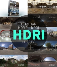 工厂车间HDRI环境贴图合集 HDRI Hub – HDR Pack 005